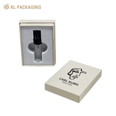 China Custom Logo Perfume Paper Box Mini Perfume Packaging Box Fragrance Gift Box for sale