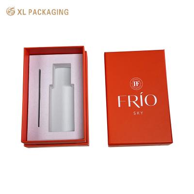 China Gold Foil In Surface Perfume Paper Box Luxury Lid And Base Customized With Logo for sale