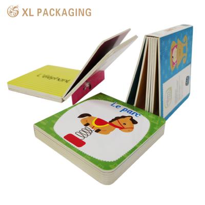 China A Set Of Children English Book 9pcs Small Cognitive Paper Book Custom Printed for sale