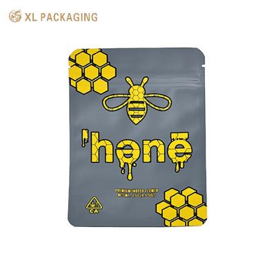 China Custom Printed 3.5 Mil Mylar Zipper Bag Plastic Food Packaging Stand Up Pouch for sale