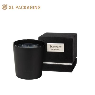 China Luxury Lid Candle Box Gift Perfume Craft Special Open Candle Packaging Box With Logo for sale