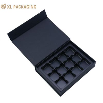 China Custom Logo Chocolate Packaging Box Magnetic Candy Chocolate Rigid Paper Boxes for sale