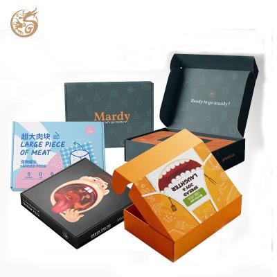 China Custom Kraft Inner Corrugated Paper Boxes Clothing Tea Gift Mailer Shipping Box for sale