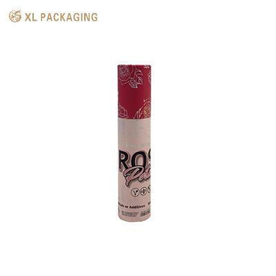 China Cylindrical Skin Care Cosmetics Packaging Balm Lipstick Paper Tubes with Matt Lamination for sale