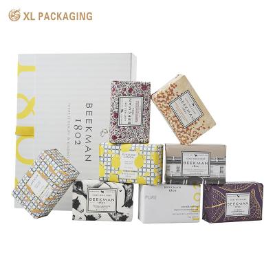 China Customized Luxury Soap Container Packaging Gift Box for 8-Piece Foam Bar Soap Set for sale