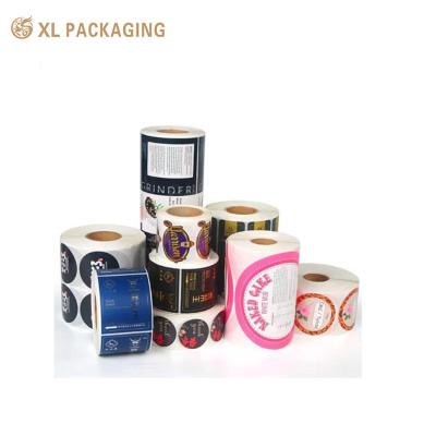 China Custom Sticker Decoration Wedding Sticker 5000pcs Roll Round Floral Stickers Scrapbooking For Package Seal Labels for sale