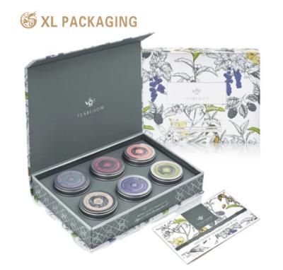 China Customized Design Tea Paper Packaging Box , Eco Friendly Luxury Magnetic Gift Paper Boxes for sale