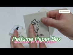 white luxury perfume bottle box packaging paper cardboard cosmetic gift box packaging