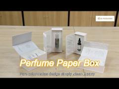 customize luxury perfume box inside skin care cosmetic lid and base for gift