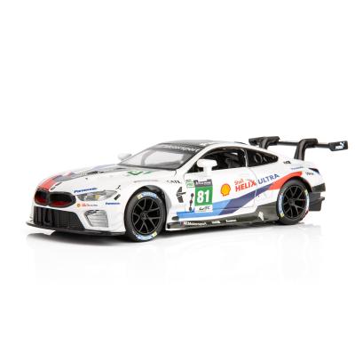 China Diecast Toy Diecast Toy Vehicles 1:32 M8 Simulation Racing Car Model For Boy Toy With Sound And Light Function for sale