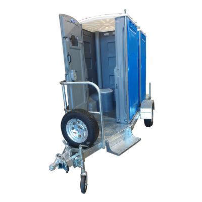 China Modern mobile portable toilet trailer for outdoor for sale