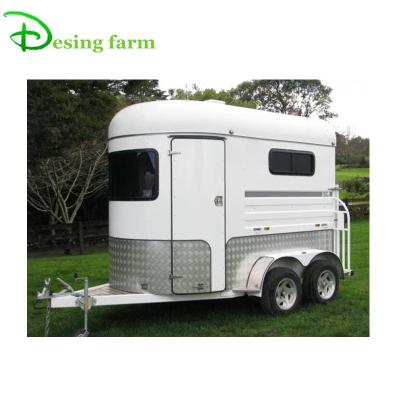 China Other Trailers Customized Advanced 2 Horse Straight Load Horse Float For Sale for sale