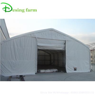 China large outdoor storage warehouse pvc tent 4060 4060 for sale