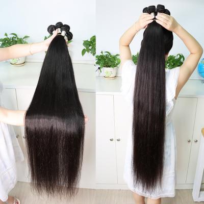 China Silky Straight Wave 10A Grade Unprocessed 100 Percent China Hair Supplier Short And Long Size Straight Human Hair Bundle for sale