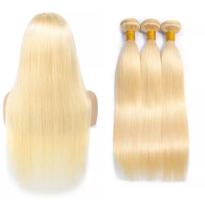 China HD 13x6 Lace Frontal Wig Silky Straight Raw Hair Long Wave 613 Cuticle Aligned Blonde Hair 613 Raw Hair Bundles 613 for sale