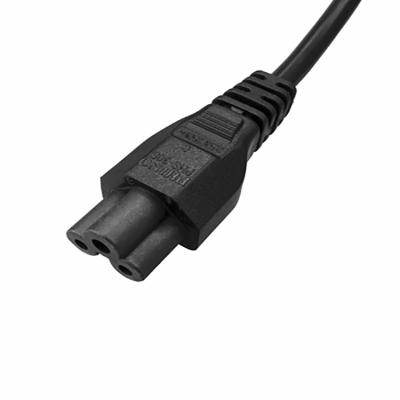 China USA UL498 C5 3-Pin Electronic AC Connector 10A 125V AC Plug Wire Straight Cord for sale