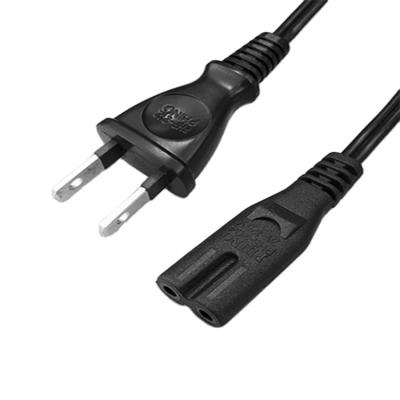 China Consumer Electronics Japan 2-Pin Plug To C7 7A 125V AC Power Cord Connector AC Plug Wire Cord Connector AC Cable Japan for sale