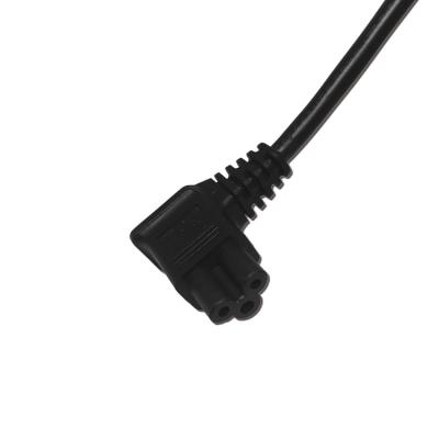 China Consumer Electronics C5 Japan 3-Pin Plug To Right Angle Type AC Power Cord-Connector 7A 125V AC Plug Wire Cord Connector for sale