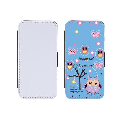 China Prosub 2D Sublimation Shockproof Blanks Leather Flip Phone Case Leather Sublimation Phone Case For Iphone 12 for sale