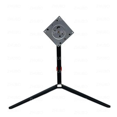 China Iron Vesa Stand Monitor Bracket Computer Stock For Desktop Screen Desktop Riser for sale