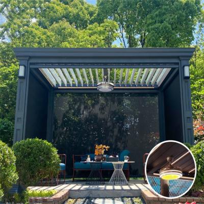 China Aluminum Pergola Easily Assembled New Pergola Frame DIY Canopy Roof Pergola Manufacturers Prices Bioclimatica Retractil for sale