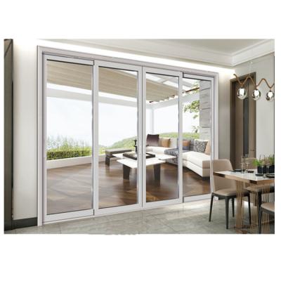 China Aluminum Interior Sliding Door Entrance Door Prices Modern Magnetic Levitation Automatic Double Tempered Glass for sale