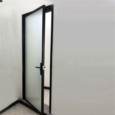 China D-Top2020 New Aluminum Model Modern Wrought Slim Narrow Iron Swing Toilet Door for sale