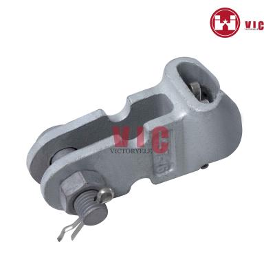 China Overhead Line Hardware Hot Dip Socket Accessories Factory Price VIC Galvanized OEM Electric Power Fittings Pole Clevis for sale