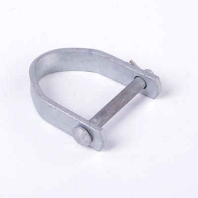 China Pipeline Overhead Line Hardware Factory Price Insulator Clevis Electrical Pole Fittings Galvanized Secondary Swinging Clevis for sale