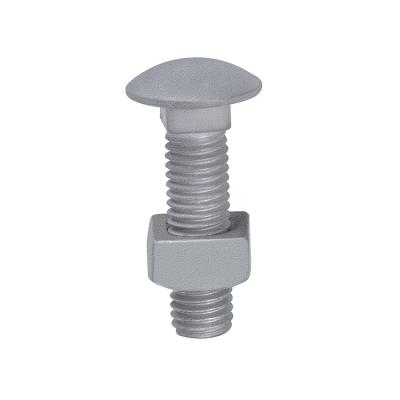 China Tie Carriage Bolt M4 M6 M8 M10 Half Thread Carriage Bolt High Quality Carbon Steel DIN603 for sale