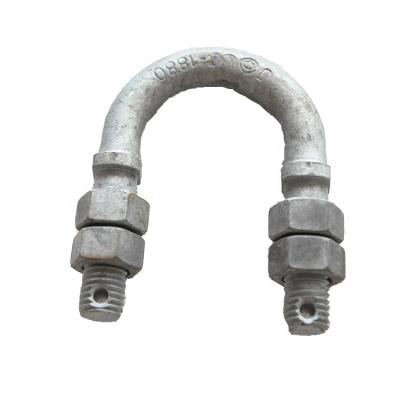 China Fasten U Bolt HDG U Type Leaning U Bolts With Nuts for sale