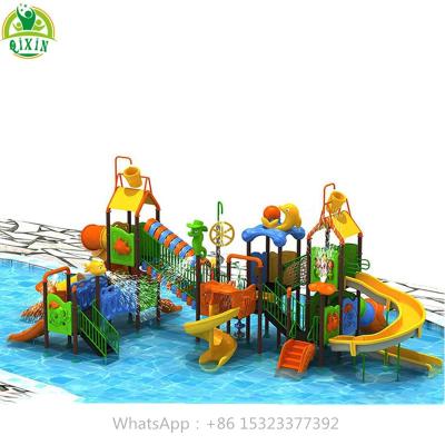 China Outdoor Water Park Theme Swimming Pool Water Play Equipment Attraction Slide for sale