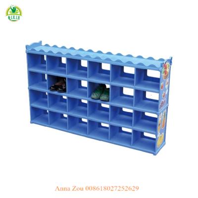 China The Modern Kids Shoe Storage Cabinet For Kindergarten Kids Cabinet Kindergarten Furniture Storage Units Shelf Storage Racks for sale