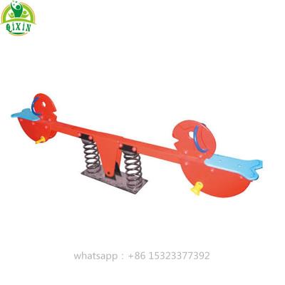 China dia.114mm galvanized steel pipe and outdoor LLDPE PE board children play equipment seesaw for sale for sale