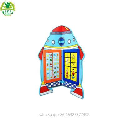 China Wooden Best Selling Innovative Wall Games Kids Puzzle Big Rocket Wall Toys for sale