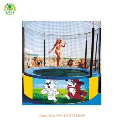 China With Protective Net Durable Round Trampoline Kids In Outdoor Park Trampoline With Protective Net for sale