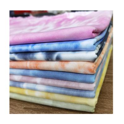 China 2022 New Arrival Anti-static Popular Fabric Tie Dyed Cotton Fabric For Autumn And Winter Fashion Cloth for sale