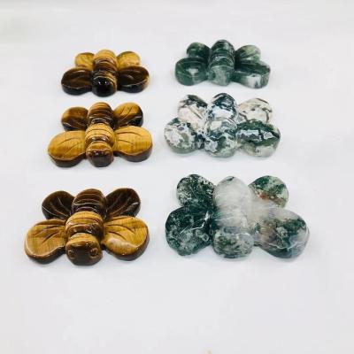 China China Wholesale Natural Hand Carved Crystal Therapy Stone Crystal Bee Craft Gifts for sale