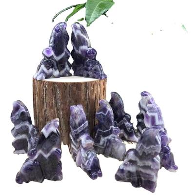 China China Hot Selling Natural Crystal Goddess Carving Healing Opens Butterfly Flower Fairy Crystal Fairy Carved Fairy for sale