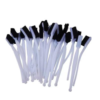 China For shoe glue brush factory price long black and white soft hair does not hurt shoes shoe brush for sale