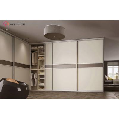 China Sliding Door Customized Luxury Modern Wardrobes Bedroom Sliding Door Wardrobe Closet for sale