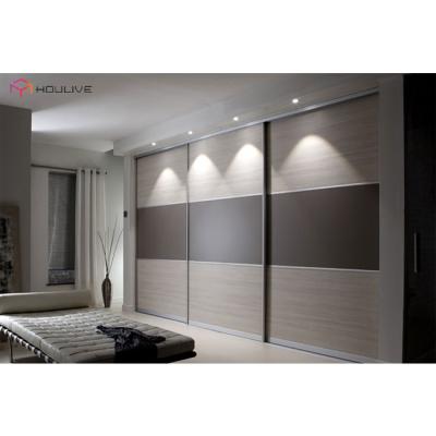 China Chinese PANEL wardrobe sliding wardrobe doors system closet for sale