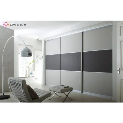 China Sliding door wooden wardrobe bedroom PANEL color mechanism closet bedroom furniture soft closing sets for sale