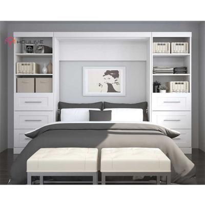 China Space Saving Automatic Wall Bed Murphy Bed For Wall Hit Hidden Bed for sale