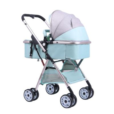 China High Quality Good Quality Baby Carriage Landscape Mother Lightweight Foldable Baby Stroller 3 in 1 Baby Igniting Delay Pram for sale