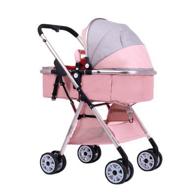 China Wholesale High Quality Lightweight High Landscape Aluminum Alloy Baby Buggy Baby Stroller Landscape Baby Pram for sale