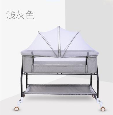 China Crib and Cradle Baby Sleeper with Combo 2 Cradle in 1 Baby Crib for sale