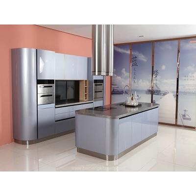 China Modern Top Quality 304 316 Stainless Steel Free Standing Stainless Steel Sideboard for sale