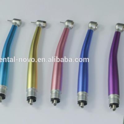 China Clinic Dental Lady Handpiece / High Speed ​​Push Button Handpiece / Colorful Dental Handpiece for sale