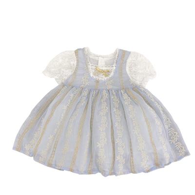 China Anti-wrinkle baby princess dress 2022 new summer style kids fashion dress Lolita girl dress for sale